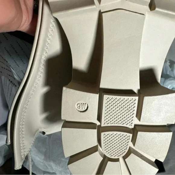 Fashion to figure women’s over the knee boots cream color size 9W nib - Picture 6 of 14